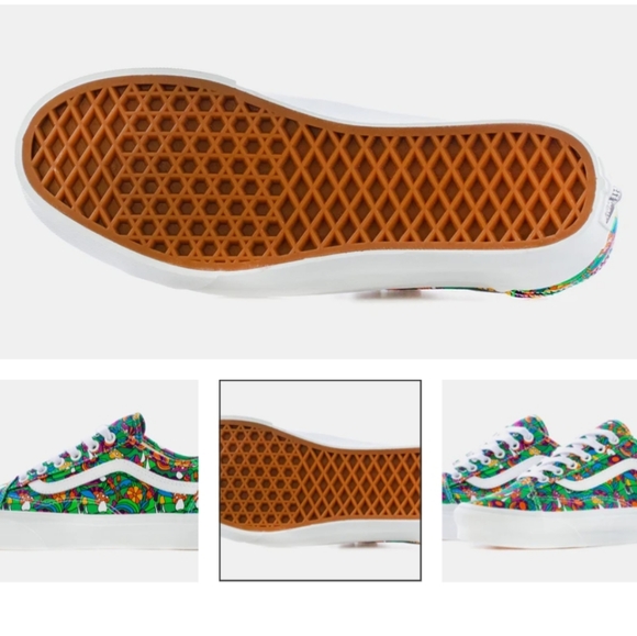 Vans Mushroom Floral Shoe sneaker 7.5 - Picture 4 of 9